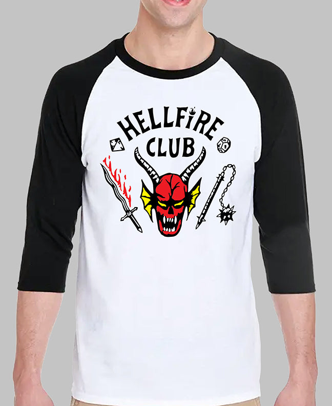 2857 - Hellfire Club Baseball Tee